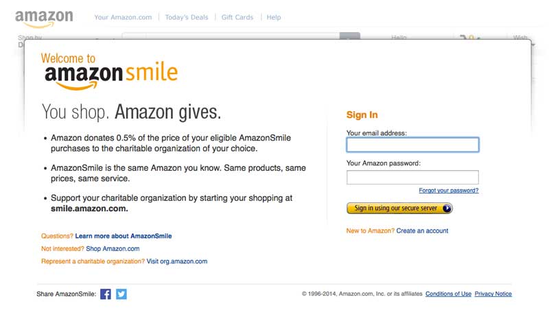 How To Use Amazon Smile To Donate To Charity